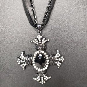 💫Cookie Lee💫 Genuine Crystal Cross Necklace